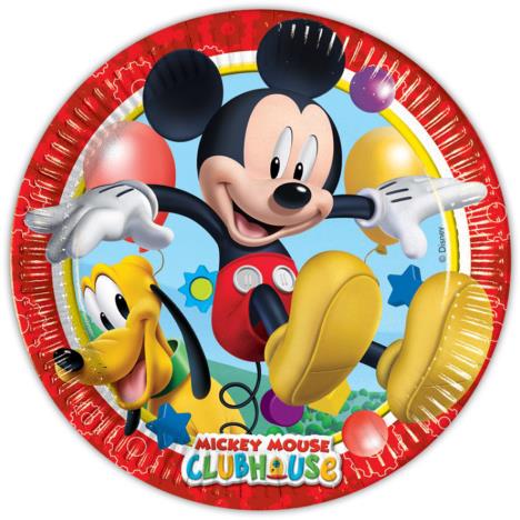 Mickey Clubhouse Large Paper Plates (Pack of 8) £1.99